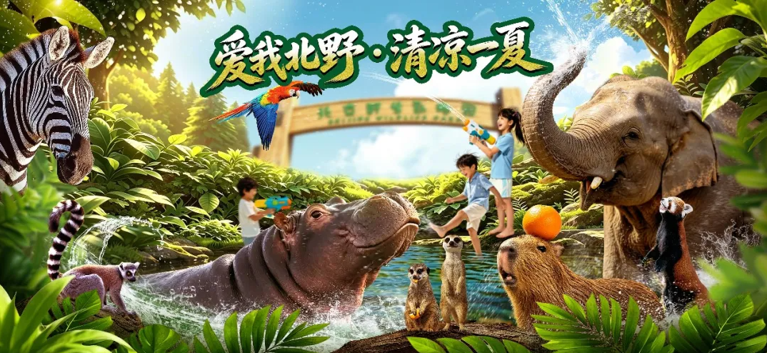 北京野生动物园25周年暑期活动“爱我北野·清凉一夏”持续进行中~
